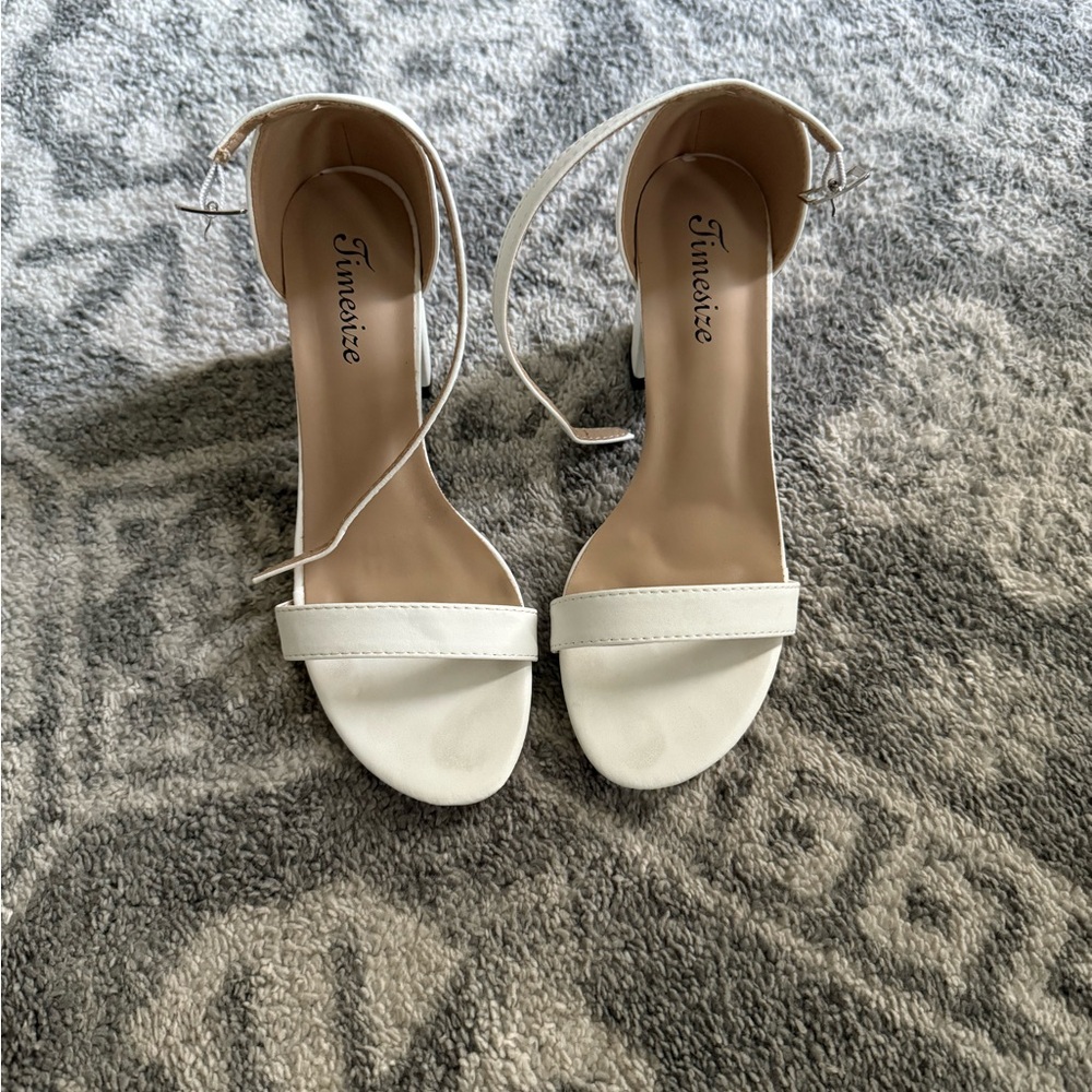 Women's White Heels